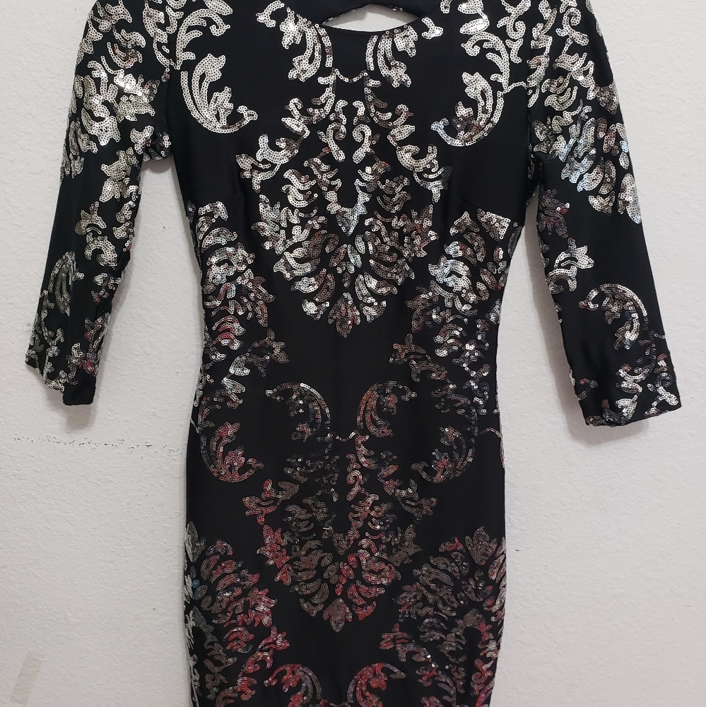 B Darlin Womens Sequence Dress Size 1/2